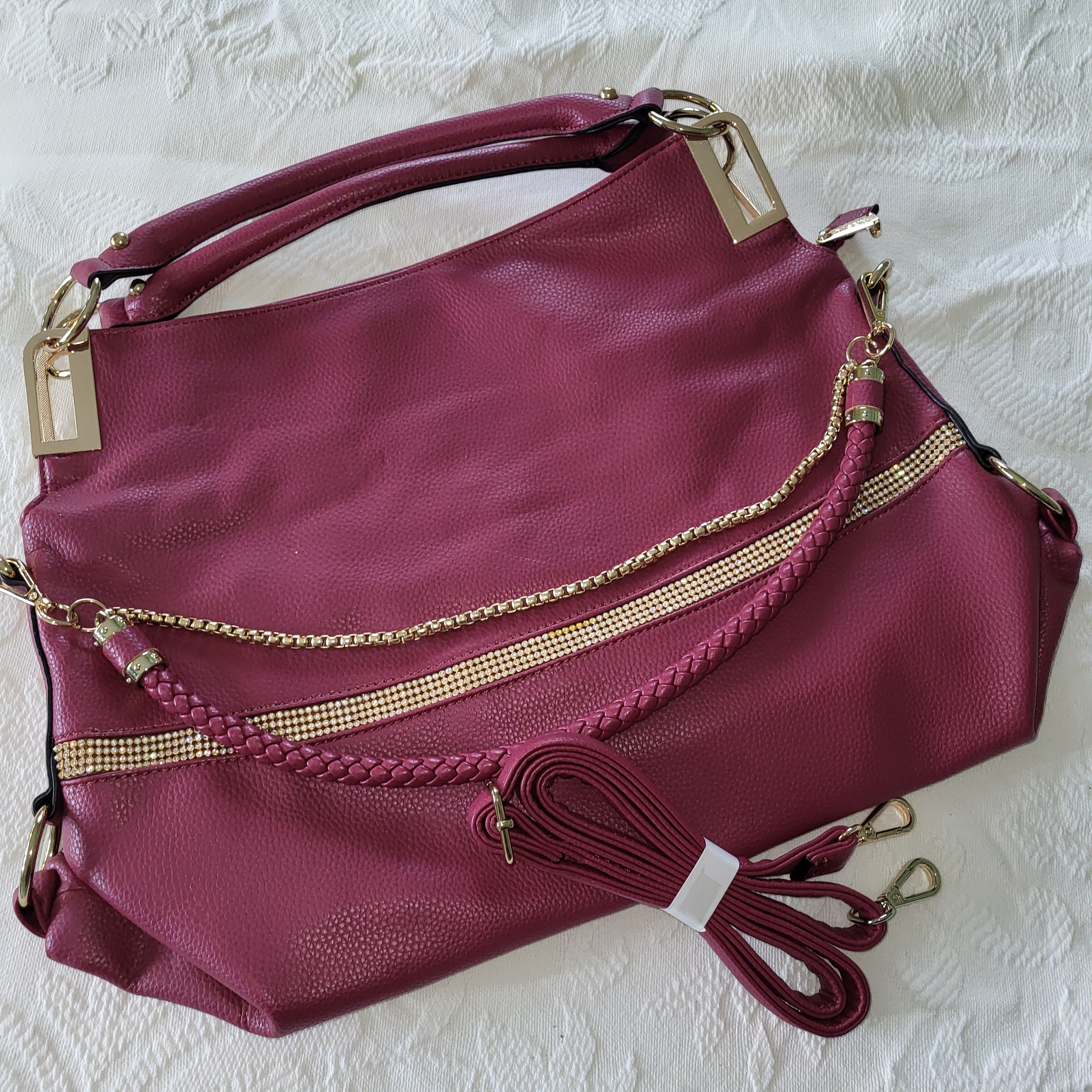 *New* Burgundy Women's Shoulder Bag